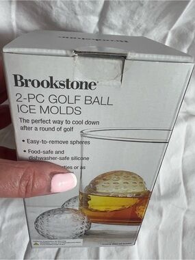Brookstone White Golf Ball Ice Molds - 2-Pack